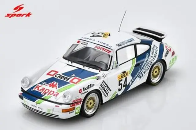 [予約] スパーク 1/43 ポルシェ 964 カレラ 2 カップ No.54 スパ24h 1993 マルク・ピーセンス / イヴ・ヴィアーネ / ティエリー・ヨーセン　SB582