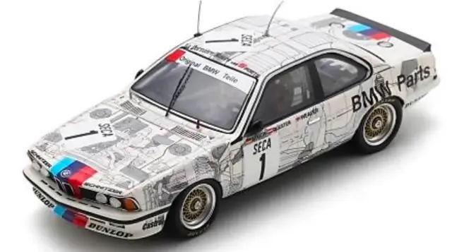 [予約] スパーク 1/43 BMW 635 Csi No.1 1984 スパ 24hD. クエスター - H-J. シュトゥック - J. Weaver　SB658