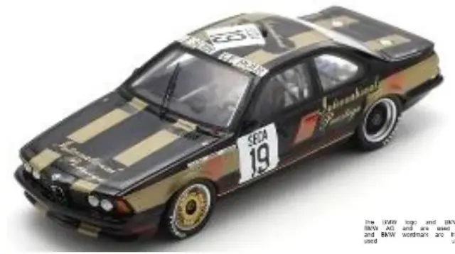 [予約] スパーク 1/43 BMW 635 CSi スパ 24h 1986 No.19　SB670