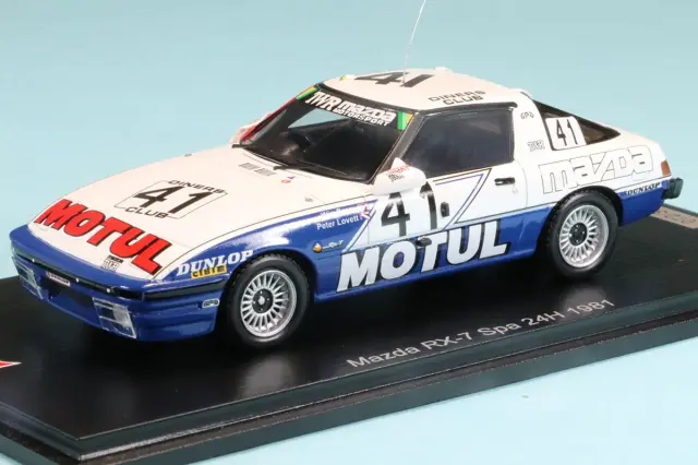 スパーク 1/43 マツダ RX-7 TWR No.41 スパ 24h 1981 W.パーシー／P.ラヴェット　SB696