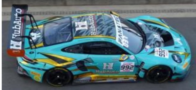 [予約] スパーク 1/43 ポルシェ 911 GT3 R (992) No.992 HubAuto Racing スパ 24h 2024　SB831