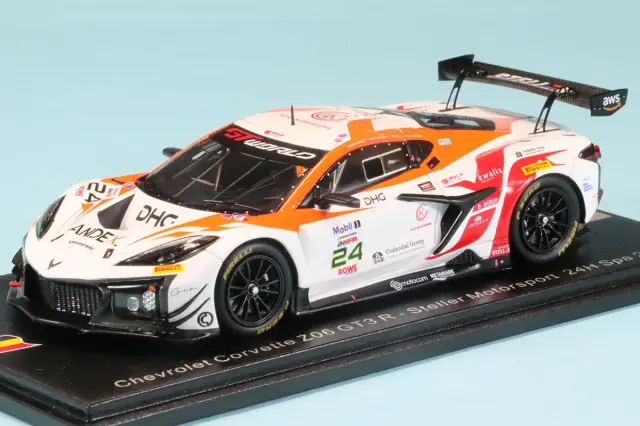 260623 スパーク 1/43 シボレー コルベット Z06 GT3.R No.24 ステラー・モータースポーツ スパ 24h 2025(マティアス・リスモン/D. アリ/ローカン・ハナフィン/オリー・ハート) SB861