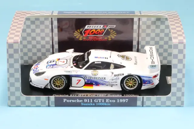 鈴鹿サーキット特注スパーク 1/43 ポルシェ 911 GT1 Evo 鈴鹿 1000km 1997 No.7 SCS265