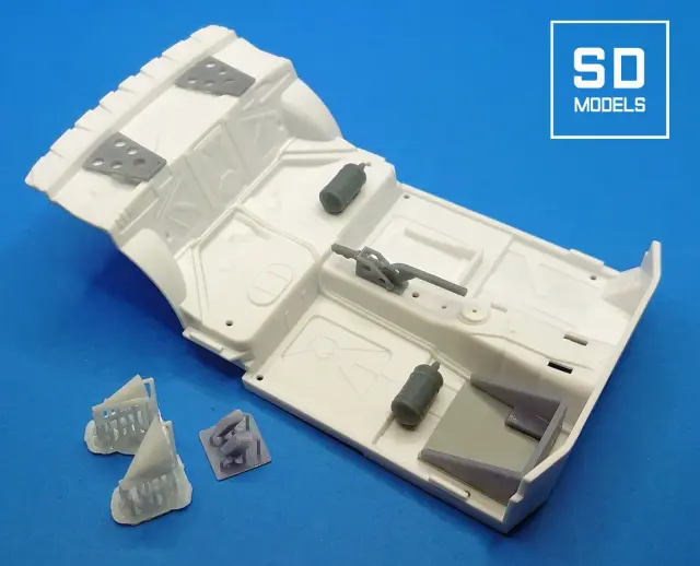 [予約] SD MODELS 1/24 3Dプリントパーツ  MBW M3 E30 ツール・ド・コルス ラリー 追加パーツセット BEEMAX対応　SD-B01