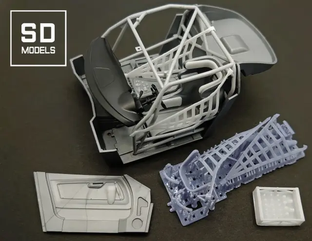 SD MODELS 1/24 3Dプリントパーツ  メルセデス AMG GT3 追加パーツ タミヤ対応　SD-M01