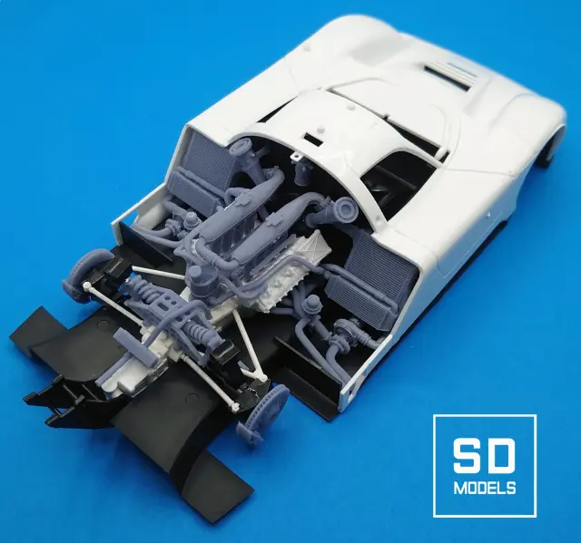 SD MODELS 1/24 3Dプリントパーツ ニッサン R89C ルマン 1989 追加パーツセット タミヤ対応 SD-N01