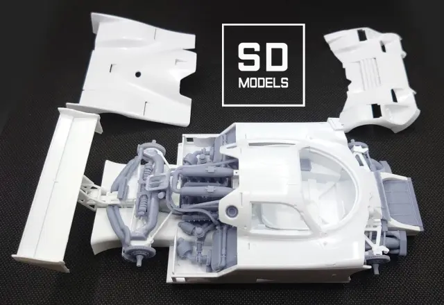 SD MODELS 1/24 3Dプリントパーツ ニッサン R91CP デイトナ 1992 フルディティールパーツセット ハセガワ対応　SD-N02