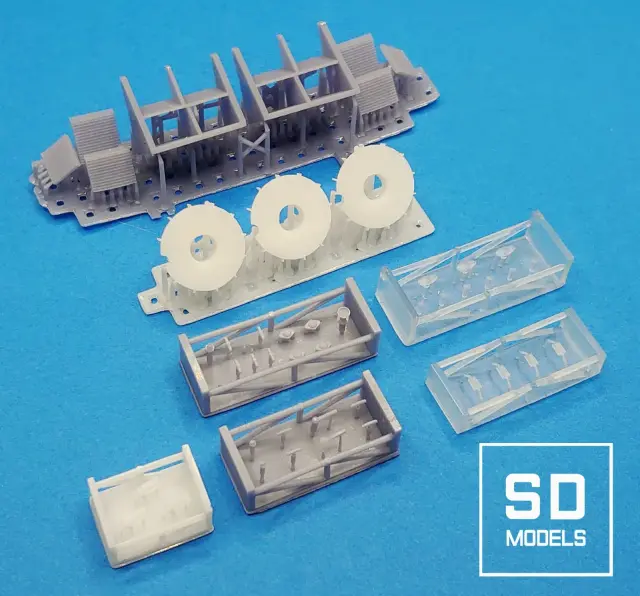 [予約] SD MODELS 1/24 3Dプリントパーツ  ポルシェ 956 ルマン 1983 ワークス 追加パーツセット タミヤ対応　SD-P01