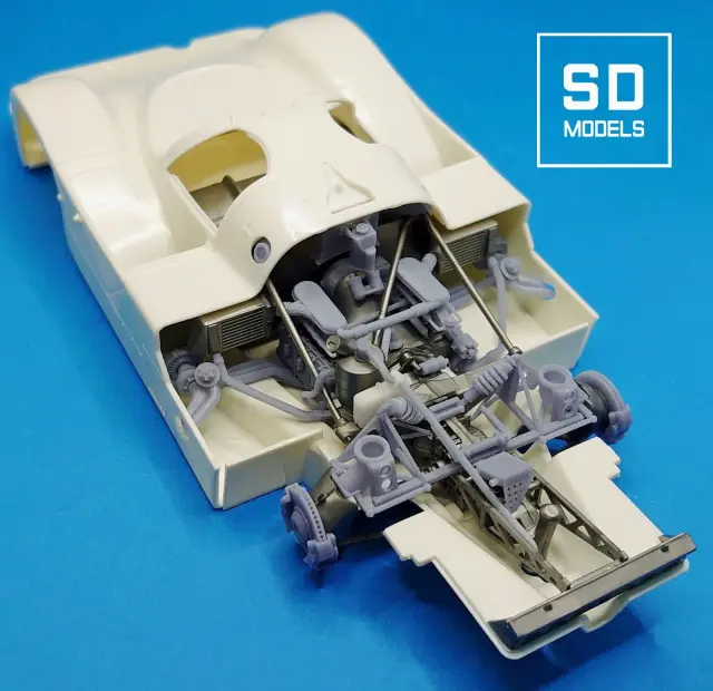 SD MODELS 1/24 3Dプリントパーツ ポルシェ 956 ルマン 1983 ワークスエンジン 追加パーツセット タミヤ対応 SD-P01_1