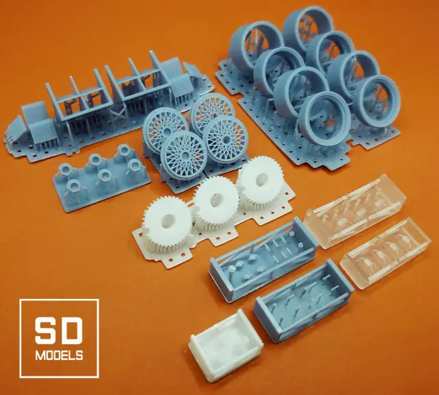 [予約] SD MODELS 1/24 3Dプリントパーツ  ポルシェ 956 プライベーター 追加パーツセット タミヤ対応　SD-P02