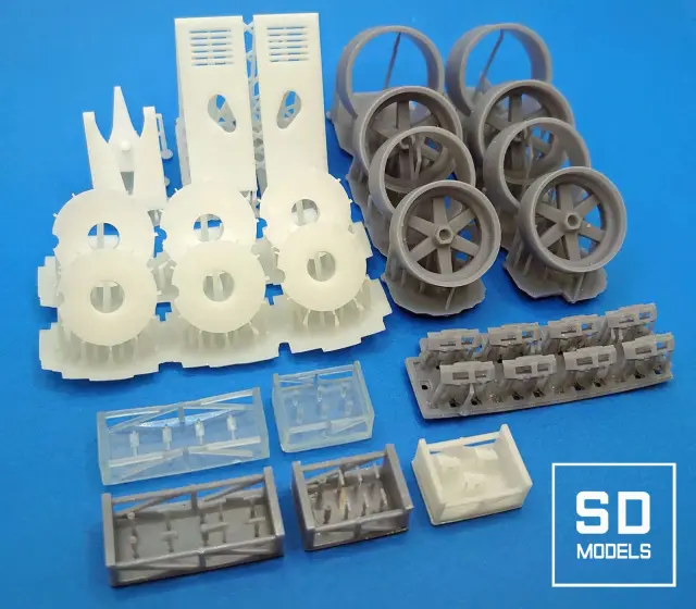SD MODELS 1/24 3Dプリントパーツ  ポルシェ 962C 追加パーツ ワークス仕様 ハセガワ対応　SD-P03