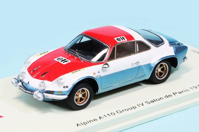 スパーク 1/43 アルピーヌ A110 Gr.4 Salon de Paris 1972　SF247