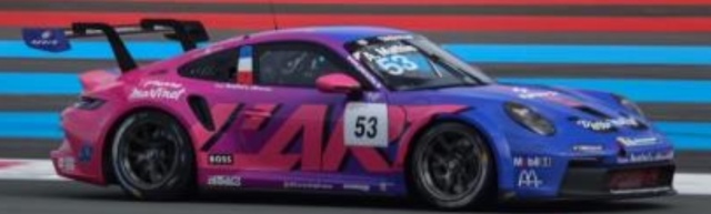 [予約] スパーク 1/43 ポルシェ 911 GT3 カップ ポルシェカレラカップ フランス 2022 No.53　SF300