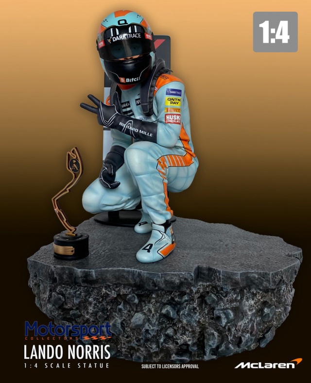 [予約] モータースポーツコレクターズ 1/4 フィギュア L.ノリス モナコGP 2021 MCL35M 頭部差し替え　SFXMSCLNO001