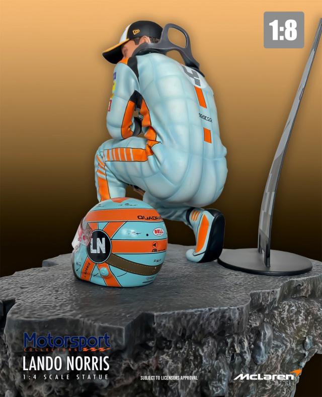 予約] モータースポーツコレクターズ 1/8 フィギュア L.ノリス モナコ
