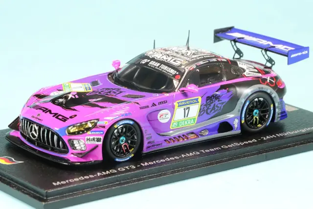 スパーク 1/43 メルセデス_AMG GT3 No.17 メルセデス AMG チームGetSpeed ニュルブルクリンク24H 2025 SG1006