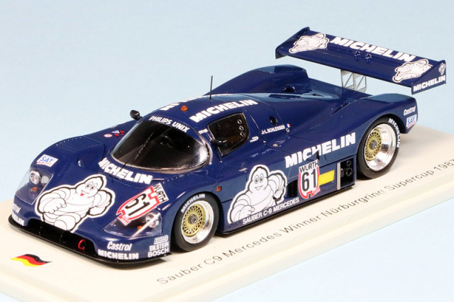 スパーク 1/43 ザウバー C9 ニュルブルクリンク スーパーカップ 1987 Winner No.61　SG429