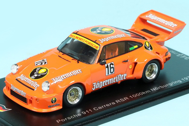 スパーク 1/43 ポルシェ 911 カレラ RSR ニュルブルクリンク 1000km 1977 No.16　SG510