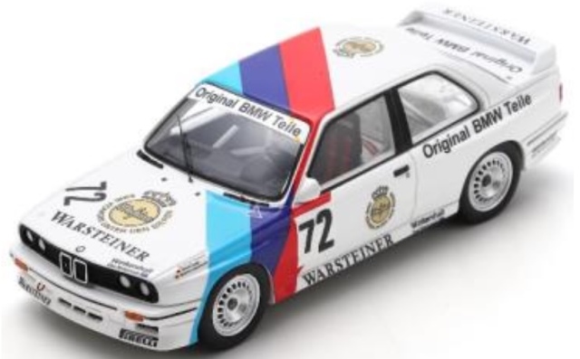 [予約] スパーク 1/43 BMW M3 E30 ニュル 24h 1987 No.72　SG608