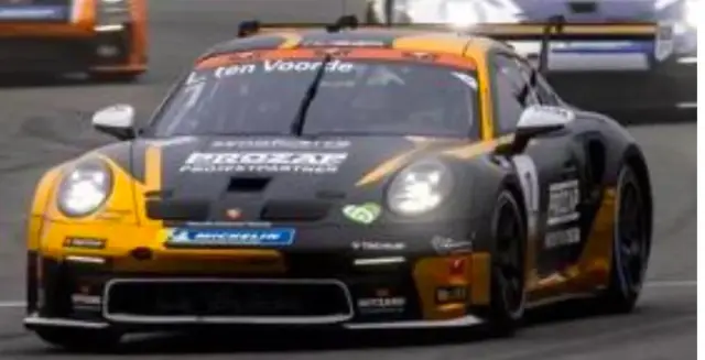 [予約] スパーク 1/43 ポルシェ 911 GT3 カップ No.1 ポルシェ・カレラカップ ドイツ チャンピオン 2024ラリー・テン・ヴォールデ　SG718