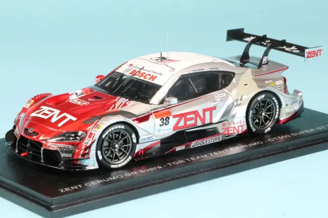 スパーク 1/43 ゼント セルモ トヨタ GR スープラ スーパーGT GT500 2021 No.38 立川祐路 / 石浦宏明　SGT131