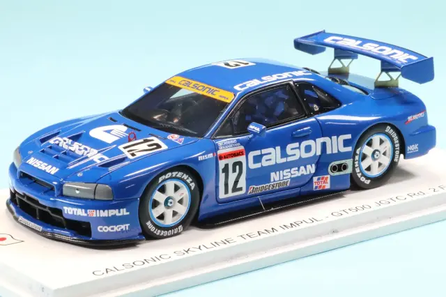 スパーク 1/43 カルソニック ニッサン スカイライン GT-R R34 JGTC 1999 No.12 SJ165