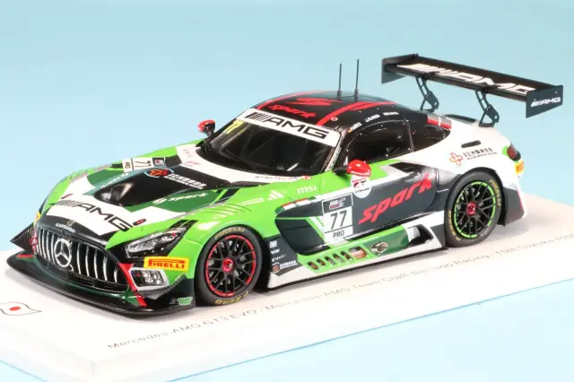スパーク 1/43 メルセデス-AMG GT3 EVO No.77 メルセデス-AMG チーム クラフト-バンブー・レーシング 鈴鹿1000km 2025 10位 K. オオタ / M. ゲッツ / R. アーロン SJ191