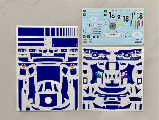 SK Decal 1/24 avex 童夢 無限 ホンダ NSX JGTC 1994 No.18 フルデカール タミヤ対応　SK24136