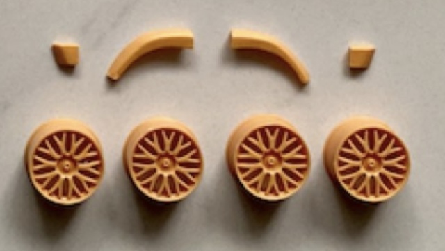 SK Decal 1/24 メルセデス AMG Cクラス Original-Teile DTM 1995 No.17  ホイールパーツセット  タミヤ対応　SK24138P