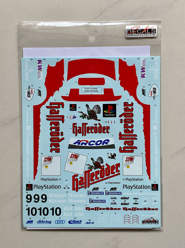 SK Decal 1/24 アウディ A4 クアトロ スーパーツーリングワゴン