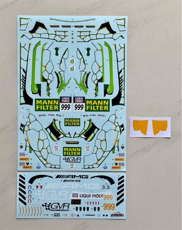 SK Decal 1/24 メルセデス AMG GT Evo "リキモリ" バサースト 12h 2023 No.999 フルデカール タミヤ対応　SK24171