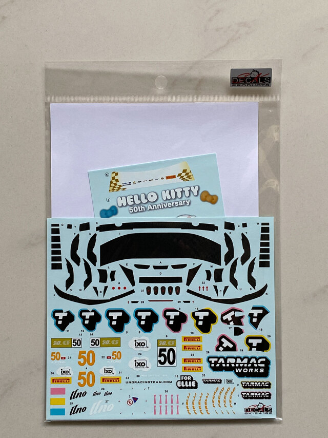 SK Decal 1/24 アウディ R8 LMS Evo.2 GT3 キティ FIA GT マカオ GT
