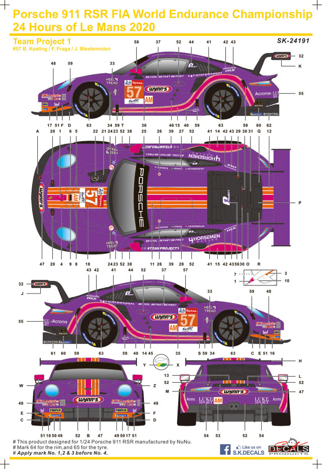 1/24　ポルシェ　2個　935は純正デカール無し 1/24 ポルシェ 2個 935は純正デカール無し 1/24 ポルシェ 2個 935は