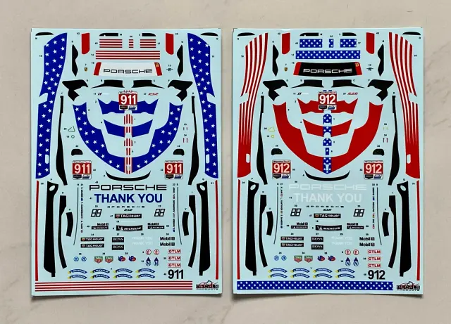 SK Decal 1/24 ポルシェ 911 RSR-19 モービル1 IMSA セブリング 12h