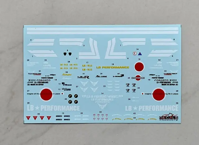 SK Decal 1/24 LB-WORKS ランボルギーニ アヴェンタドール Ver.1