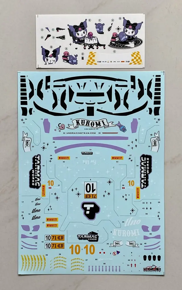 ミュージアムコレクション 1/12 ロータス 78 JPS タバコデカール