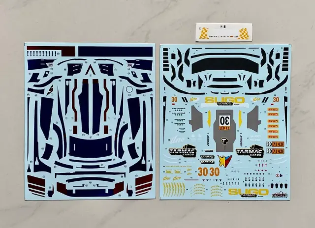 SK decal 1/24 アウディ R8 LMS Evo.2 GT3 FIA GT マカオGTカップ 2024 Uno Racing Team No.30 フルデカール nunu対応　SK24218