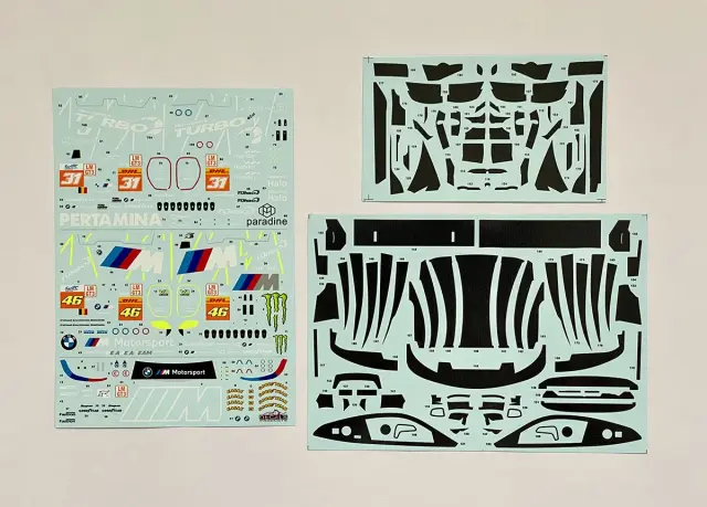 SK decal 1/24 BMW M4 GT3 イモラ 6h 2024 Team WRT No.46 /No.31 フルデカール nunu対応　SK24226