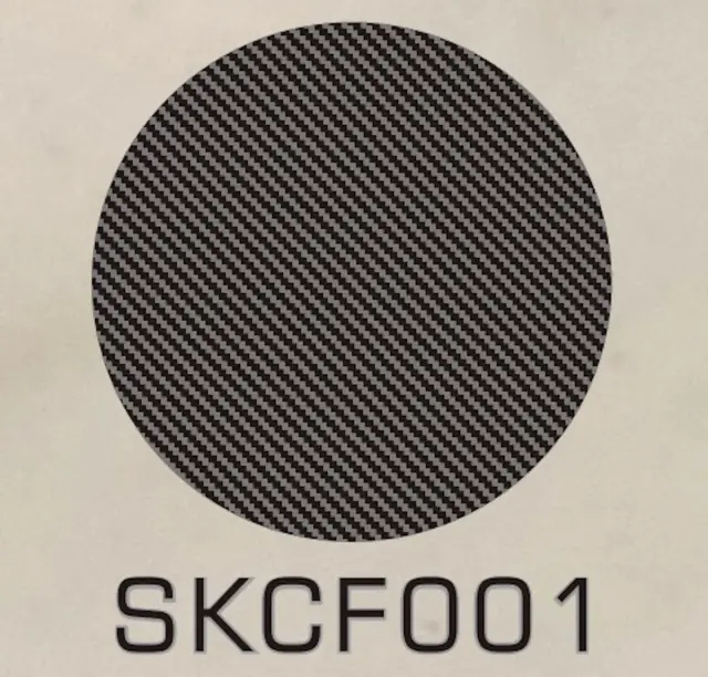 SK Decal カーボンデカール パターンA シート印刷サイズ 天地190mm 左右130mm　SKCF001