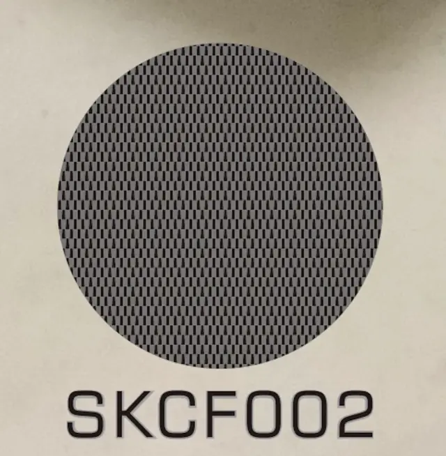 SK Decal カーボンデカール パターンB シート印刷サイズ 天地190mm 左右130mm SKCF002