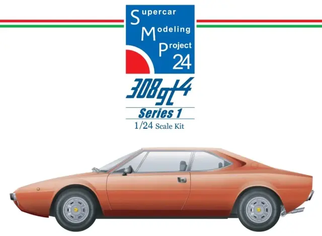 SMP24 1/24 レジンキット フェラーリ 308 GT4 シリーズ1 1973 SMP24002