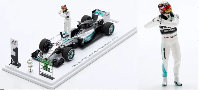 [予約] リアルウィン特注スパーク 1/43 メルセデス AMG W06 バーレーンGP 2015 L.ハミルトン ウィナー　SP613