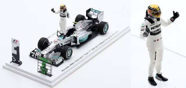 [予約] リアルウィン特注スパーク 1/43 メルセデス AMG  W04 ハンガリーGP 2013 L.ハミルトン ウィナー　SP619
