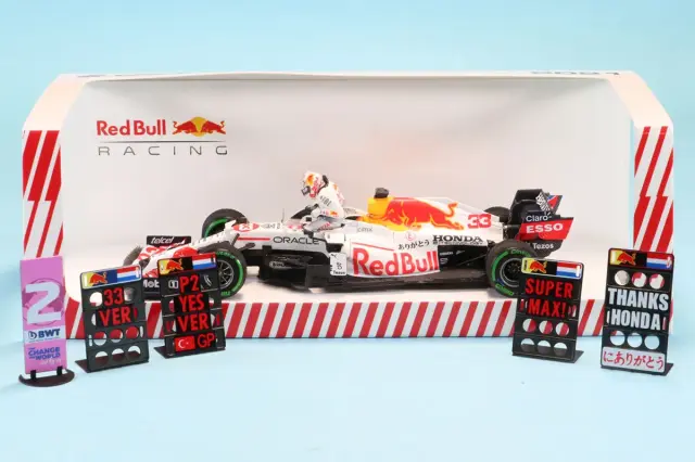 リアルウィン特注スパーク 1/43 レッドブル レーシング ホンダ RB16B トルコGP 2021 2nd M.フェルスタッペン "ありがとう" スペシャルカラー SP690
