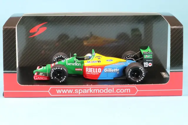 スパークギャラリー限定 1/43 ベネトン B189 フォード 日本GP 1989 A.ナニーニ ウィナー　SPJ008