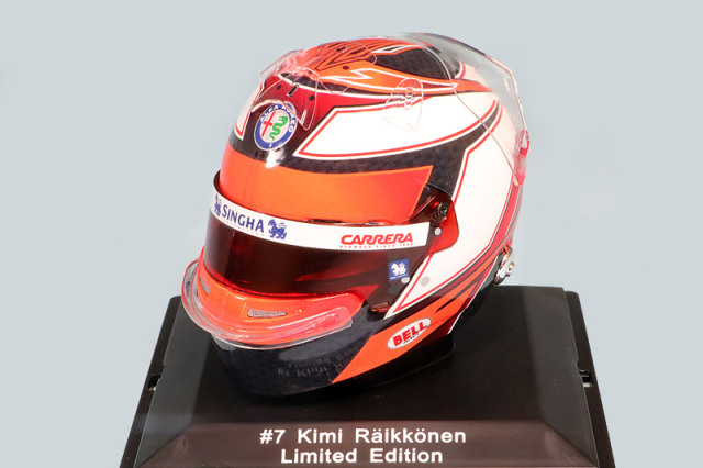 [再入荷] ユーロスポーツ特注スパーク 1/5 ヘルメット アルファ ロメオ K.ライコネン 2019　SPK-ES-1909