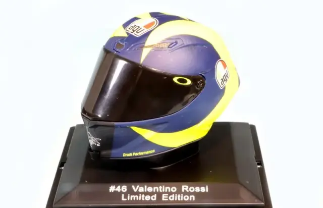 [返品交換対象外品]　ユーロスポーツ特注スパーク 1/5 ヘルメット AGV V.ロッシ モトGP 2018　SPK-ES-1910