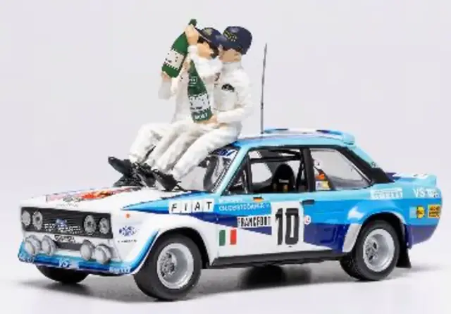[予約] イクソ 1/43 フィアット 131 アバルト 1980 モンテカルロラリー ウィナー No.10 W ロール / C ガイストドルファー フィギュア付　SPRM00280