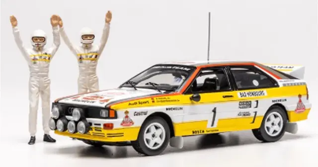 [予約] イクソ 1/43 アウディ クワトロ A2 1984 ラリー モンテカルロ ウィナー No.1 W.ロールル / C.ガイストドルファー　SPRM00284