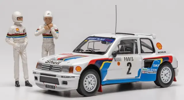 [予約] イクソ 1/43 プジョー 205 ターボ 16 1985 ラリー・モンテカルロ ウィナー No.2 A.バタネン / T.ハリマン　SPRM00285